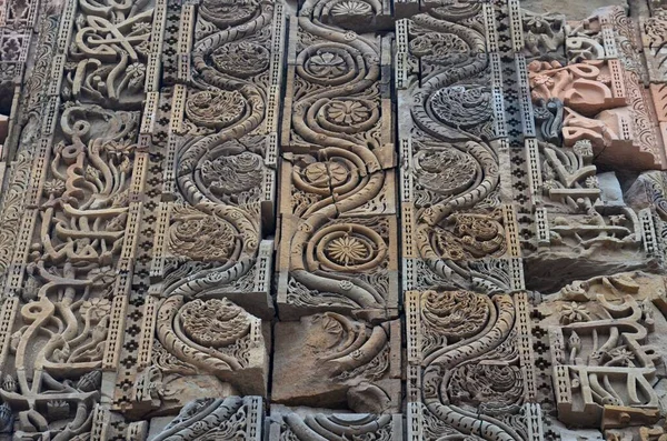 Fine Carvings Tomb Iltutmish Mehrauli — стокове фото