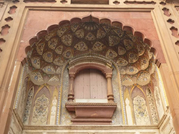 Piękna Jharokha Grobowcu Safdarjunga Delhi — Zdjęcie stockowe