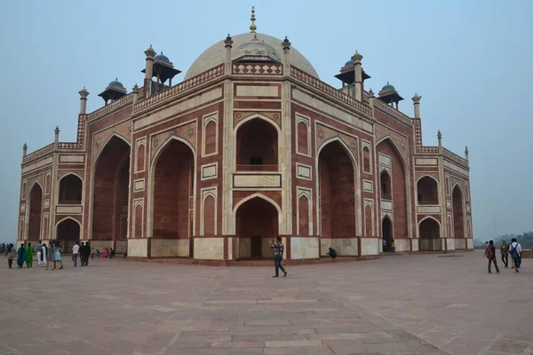 Túmulo Humayun Belo Mausoléu Delhi — Fotografia de Stock