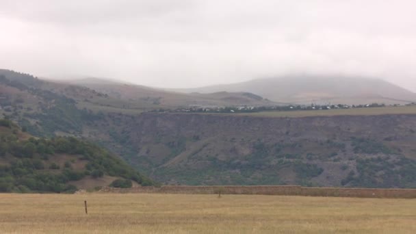 Höga Kaukasiska Berg Armenien — Stockvideo