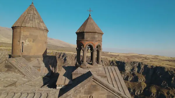 Saghmosavank Gereja Kristen Kuno Armenia — Stok Foto