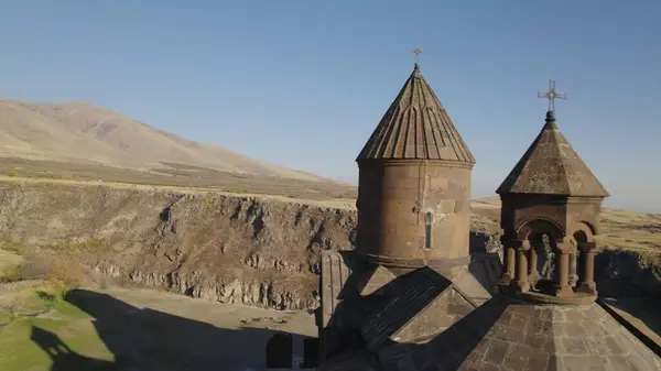 Ermenistan Daki Saghmosavank Antik Hıristiyan Kilisesi — Stok fotoğraf