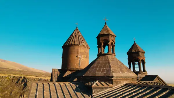 Saghmosavank Gereja Kristen Kuno Armenia — Stok Foto