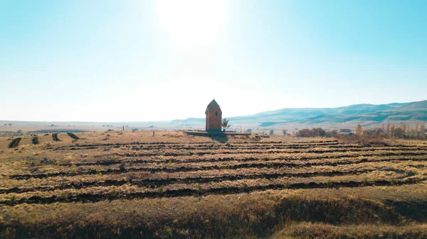 Alte Christliche Kirche Europäischem Dorf — Stockfoto