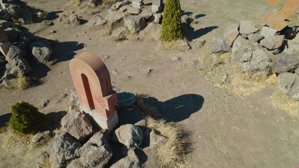 Antiguo Monumento Del Alfabeto Armenio — Foto de Stock