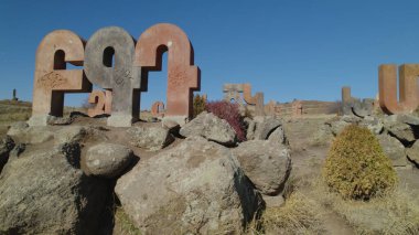 Antik Ermeni Alfabesi Anıtı