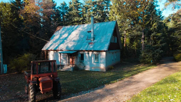Starý Lovecký Dům Lese — Stock fotografie