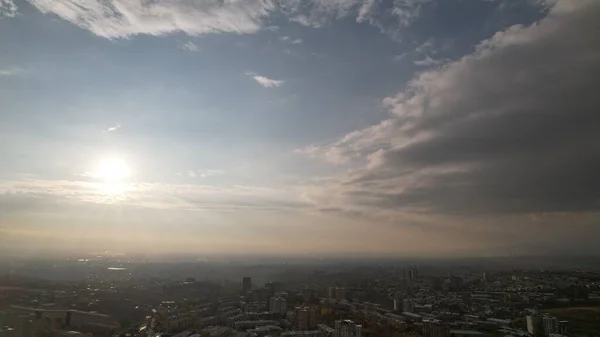 Céu Azul Nuvens Brancas — Fotografia de Stock