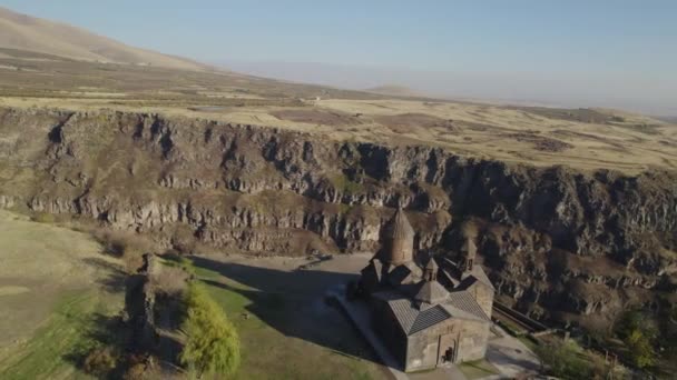 Saghmosavank Den Forntida Kristna Kyrkan Armenien — Stockvideo