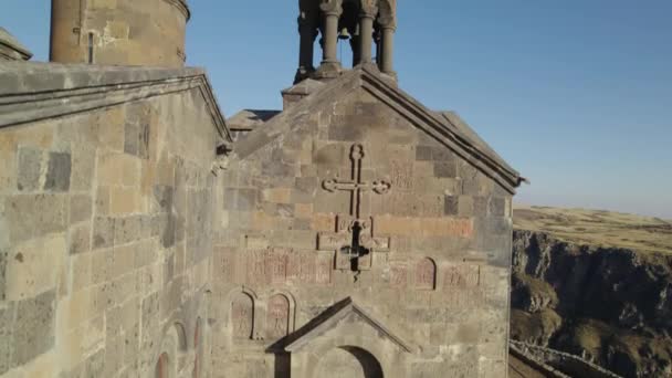 Saghmosavank Antigua Iglesia Cristiana Armenia — Vídeos de Stock