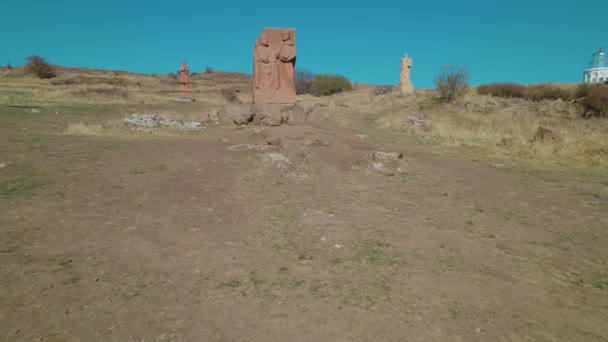 Памятники Древним Христианам Армении — стоковое видео