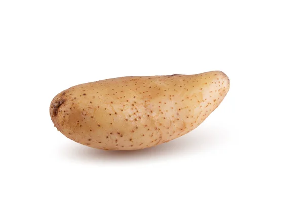 Πρώτων Πατάτες Απομονωθεί Λευκό Φόντο — Φωτογραφία Αρχείου