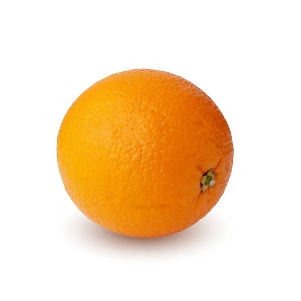 Fruta Naranja Fresca Aislada Sobre Fondo Blanco —  Fotos de Stock