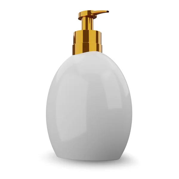 化粧品ボトルパッケージ3Dレンダリングあなたのデザイン要素のための独立したモックアップフィット — ストック写真