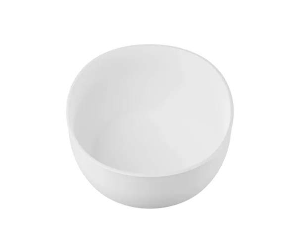 Set White Bowl Isolated White Background Rendering — Stockfoto