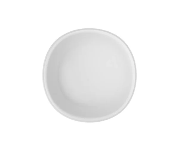 Set White Bowl Isolated White Background Rendering — стоковое фото