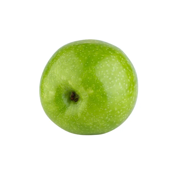 Pomme Verte Fraîche Isolée Sur Fond Blanc — Photo