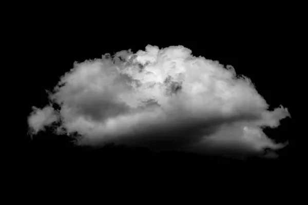 Separate White Clouds Black Background Have Real Clouds White Cloud — Stock Photo, Image