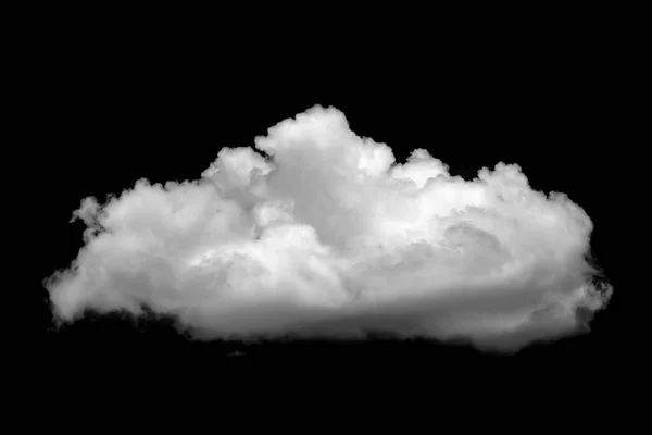 Ξεχωριστά Άσπρα Σύννεφα Μαύρο Φόντο Έχουν Πραγματικά Σύννεφα Λευκό Σύννεφο — Φωτογραφία Αρχείου