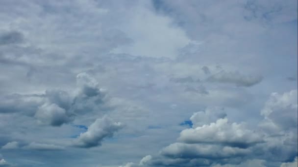 Tempo Lapso Nuvens Tempestuosas Fundo Preto Nuvens Tempestade Dramáticas Com — Vídeo de Stock