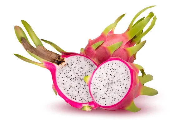 Dragonfruit Pitaya Isolated White Background — Stockfoto