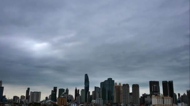 City Time Lapse Chan Road Sathorn Bangkok Thailand April 2022 — Vídeos de Stock