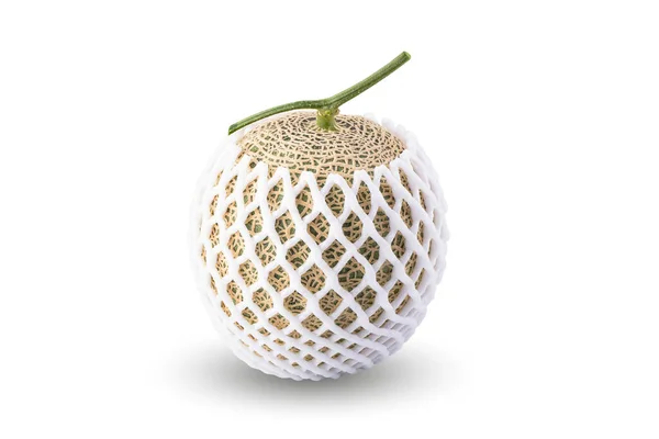 Melone Melone Isolato Fondo Bianco — Foto Stock