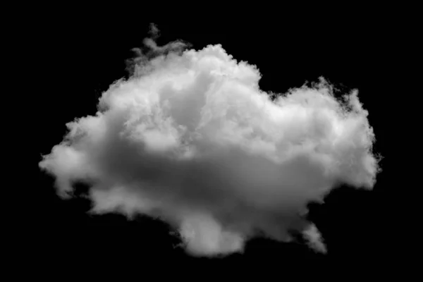 Separate white clouds on a black background have real clouds. White cloud isolated on a black background realistic cloud. white fluffy cumulus cloud isolated cutout on black background