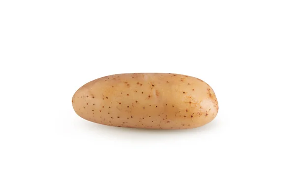 Πρώτων Πατάτες Απομονωθεί Λευκό Φόντο — Φωτογραφία Αρχείου