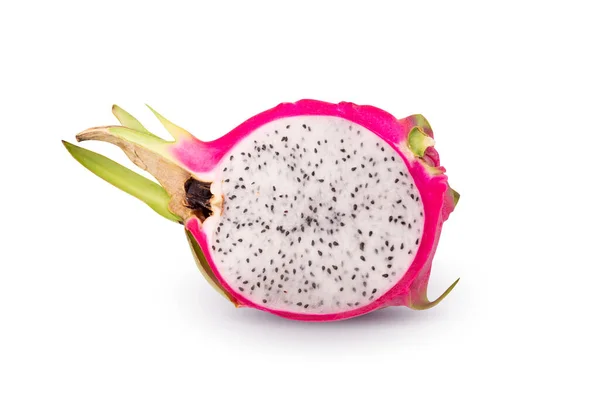 Dragonfrukt Eller Pitaya Isolerad Alfa Bakgrund — Stockfoto
