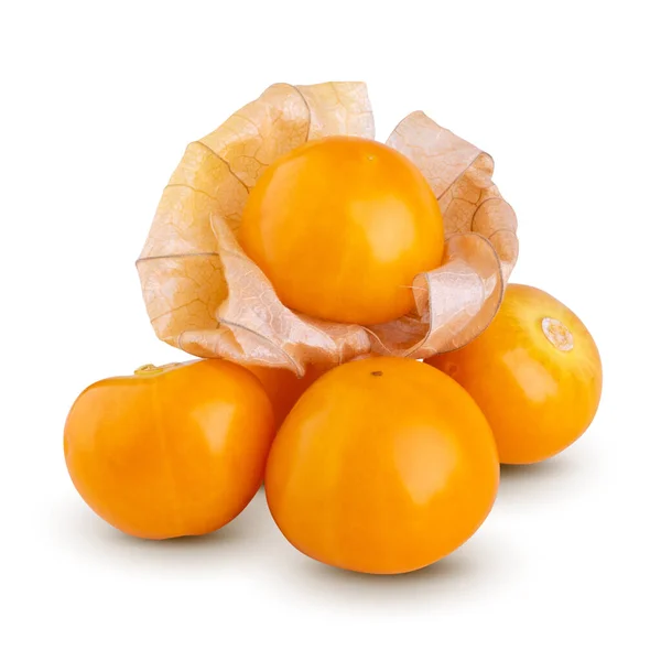 Kap Krusbär Physalis Isolerad Vit Bakgrund — Stockfoto