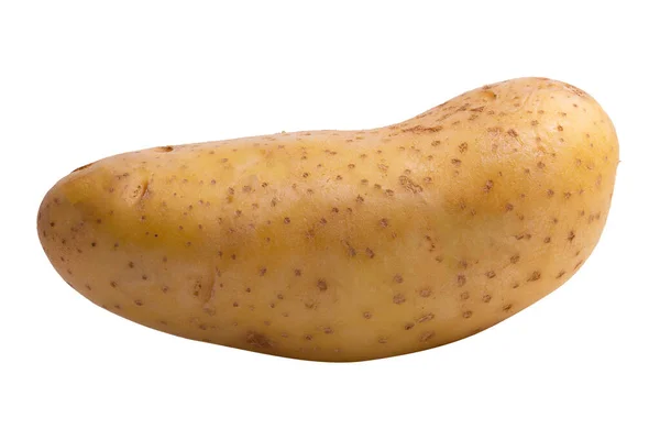 Verse Aardappelen Geïsoleerd Witte Achtergrond — Stockfoto