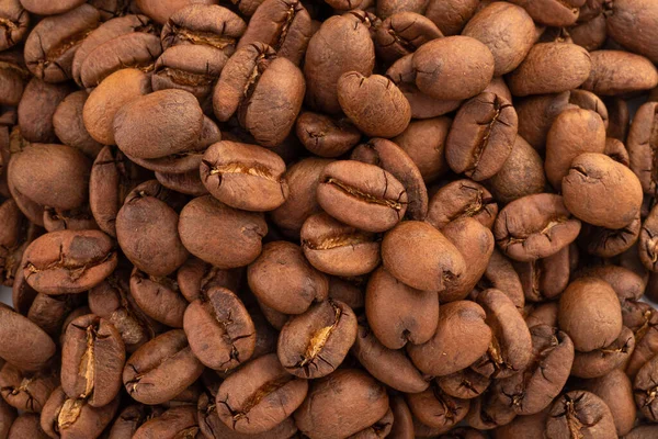 Roasted Coffee Beans Can Used Background Coffee Background Close — Stock Photo, Image