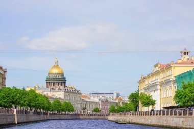 07.01.2021 Rusya St. Petersburg. Mimarlık. Fontanka seti. Nehirler ve kanallar turu.
