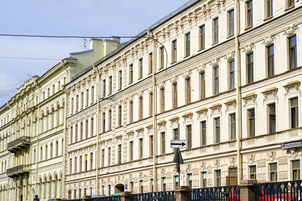 2021 Russland Petersburg Architektur Bauen Fontanka Damm Tour Durch Flüsse — Stockfoto