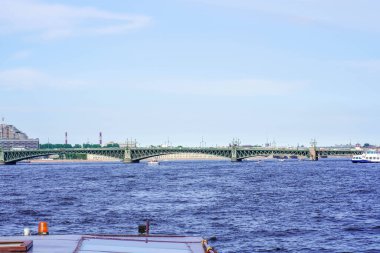 07.01.2021 Rusya St. Petersburg. Mimarlık. Fontanka seti. Nehirler ve kanallar turu.