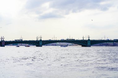 07.01.2021 Rusya St. Petersburg. Mimarlık. Fontanka seti. Nehirler ve kanallar turu.