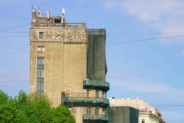 2021 Russia Petersburg Building Architecture Fontanka Embankment Tour Rivers Canals — Stock Photo, Image