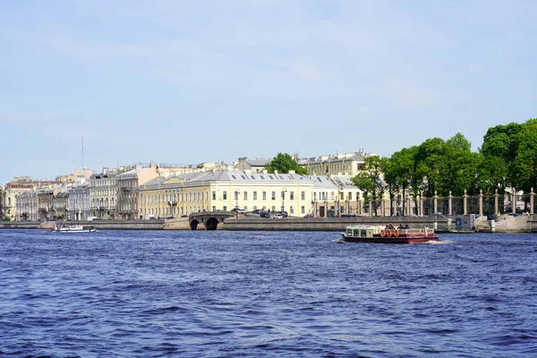 2021 Russia Petersburg Building Architecture Fontanka Embankment Tour Rivers Canals — Stock Photo, Image