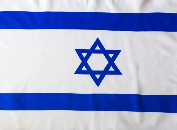Ster Van David Israeli Vlag Vlag Van Israël Achtergrond Joods — Stockfoto