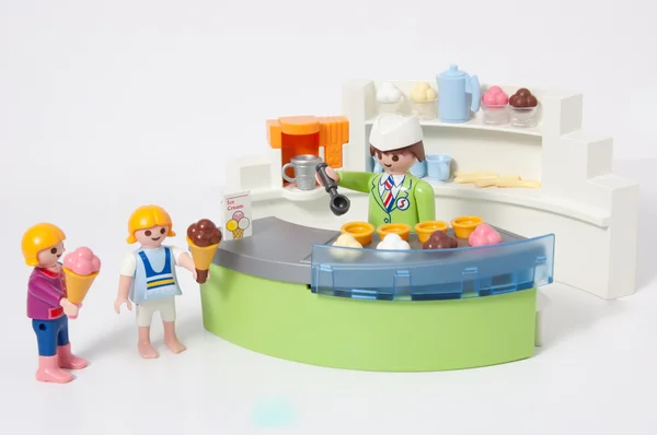 Playmobil glass Stockfoto