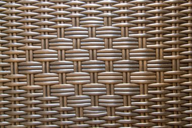 Hasır örgünün doğal dokusu.