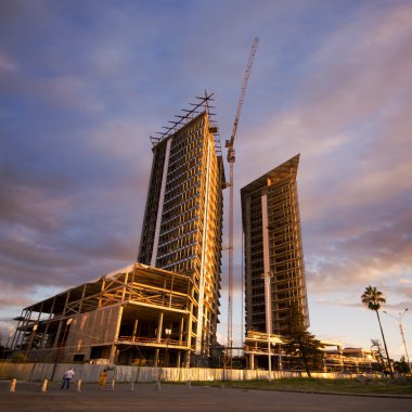 Bina yapım aşamasında