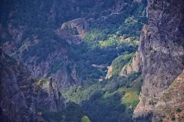 Scena Panoramica Alta Montagna Paesaggio Naturale Foto Stock