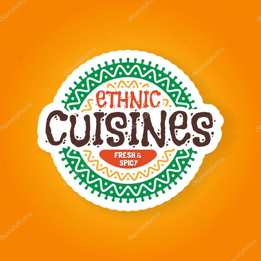 Ethnic cuisines restaurant badge