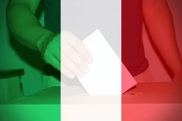 Italian Political Election Vote Concept — Photo