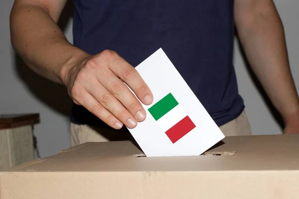 Italian Political Election Vote Concept — 图库照片