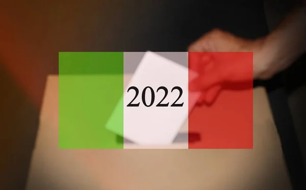 Italian Political Election Vote Concept — Fotografia de Stock