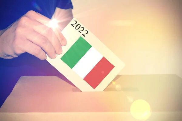 Italian Political Election Vote Concept — Photo