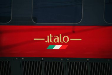 Floransa, İtalya, 23 Ağustos 2022, İtalyan tren logosu.